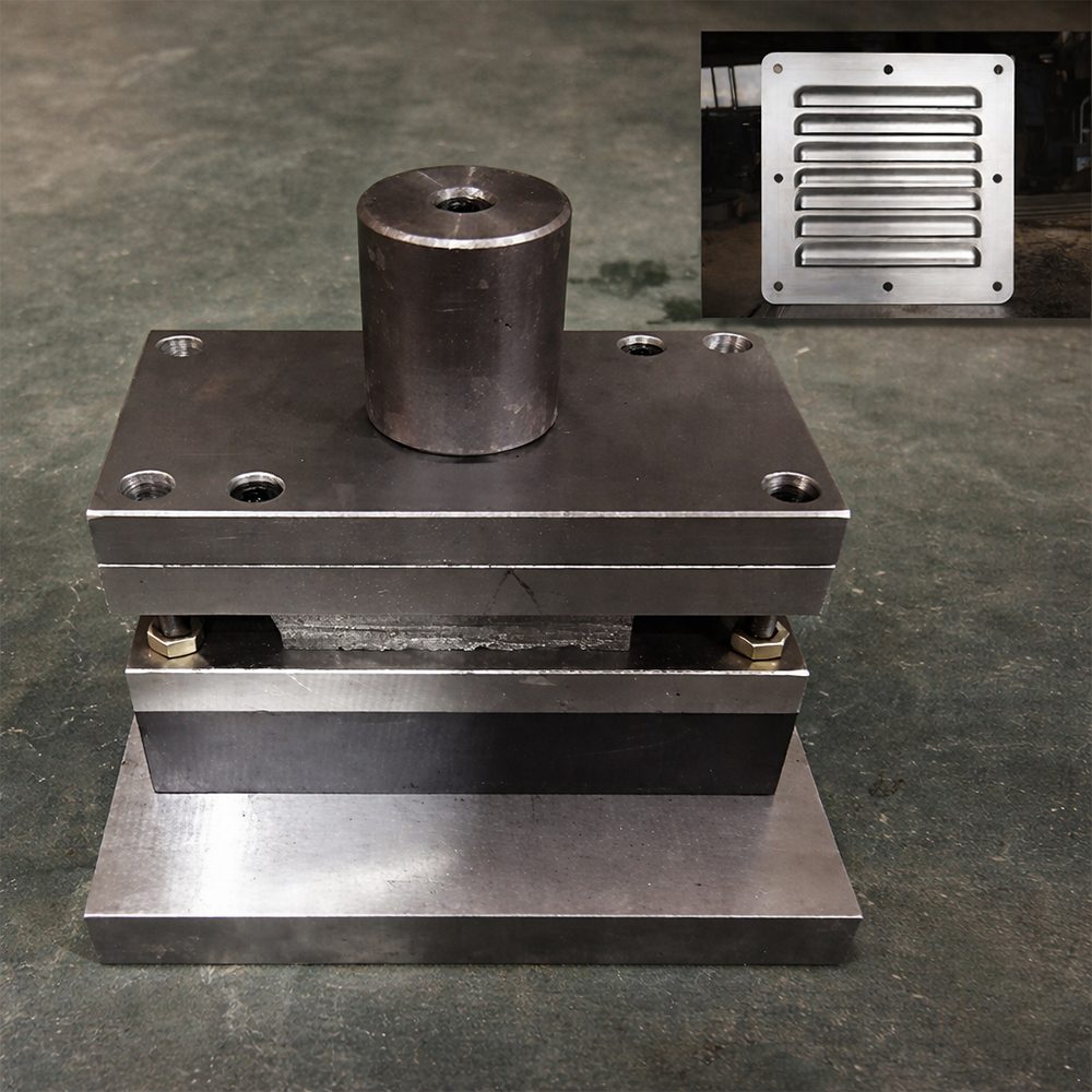 Custom Louver Punch Die for Press Brake &mdash; 42CrMo Matched Punch & Die Set
